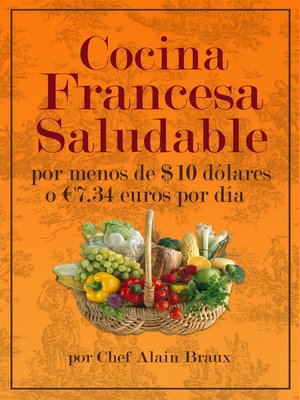 cover image of Cocina Francesa Saludable Por Menos de $10 dólares por día